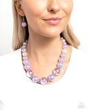 Just Another Pearl - Purple  Necklace