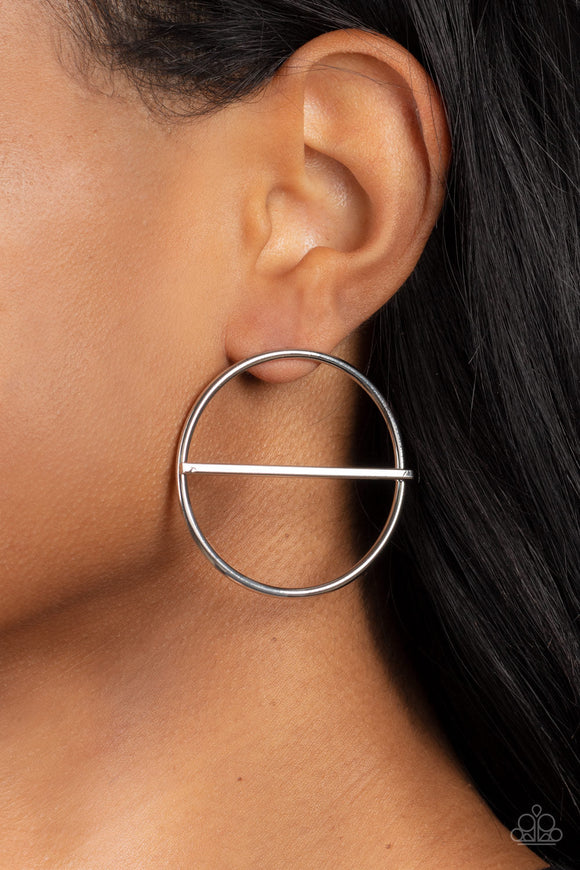 Dynamic Diameter- Silver- Earring