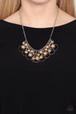 Ballroom bliss-Brown Pearl Necklace