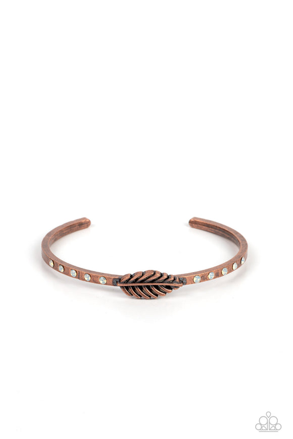 Free- Spirited Shimmer - Copper Bracelet