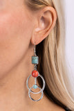 Interlocked Influence - Blue Earring