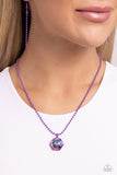 Sprinkle of Simplicity - Purple Necklace