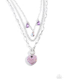 HEART History - Purple Necklace