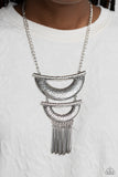 Fringe Festival - Silver Necklace