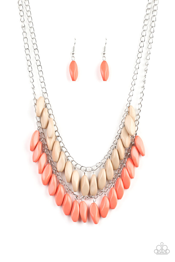 Beaded Boardwalk- Orange - Shon's Jewels Boutique