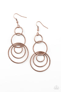 Chic Circles- Copper - Shon's Jewels Boutique