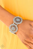 Marigold Medallions Paparazzi Fashion Fix Bracelet - Silver - Shon's Jewels Boutique