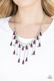 Fleur de Fringe - Purple - Shon's Jewels Boutique