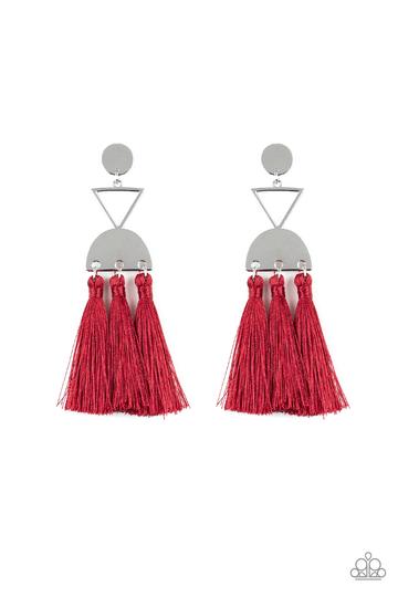 Tassel Trippin-Red - Shon's Jewels Boutique