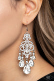 Queen Of All Things Sparkly - White Earring