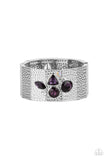 Flickering Fortune - Purple Bracelet