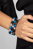 Poshly Packing - Multi Blue Bracelet