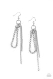 Swing Dance Dazzle - White  Earring