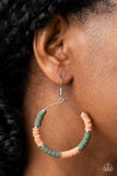 Skillfully Stacked - Green Earring