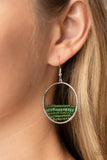 Head-Over-Horizons - Green Earring