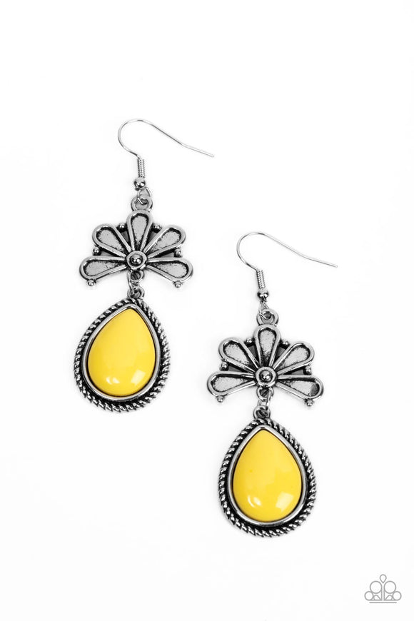 Brightly Blooming - Yellow Earring