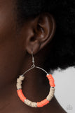 Skillfully Stacked - Orange Earring