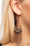 Greco Goddess - Copper Earring
