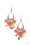 Adobe Air - Orange Earring