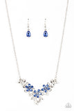Floral Fashion Show - Blue Necklace