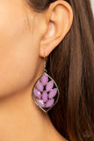 Glacial Glades - Purple Earring