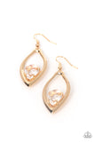 Beautifully Bejeweled - Gold Earring