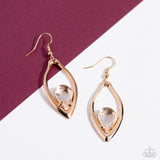 Beautifully Bejeweled - Gold Earring