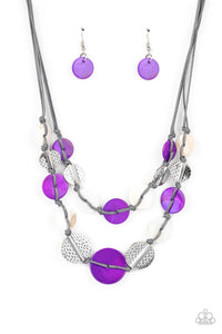 Barefoot Beaches - Purple Necklace