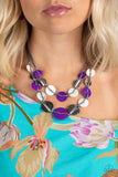Barefoot Beaches - Purple Necklace
