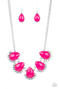Ethereal Exaggerations - Pink Necklace