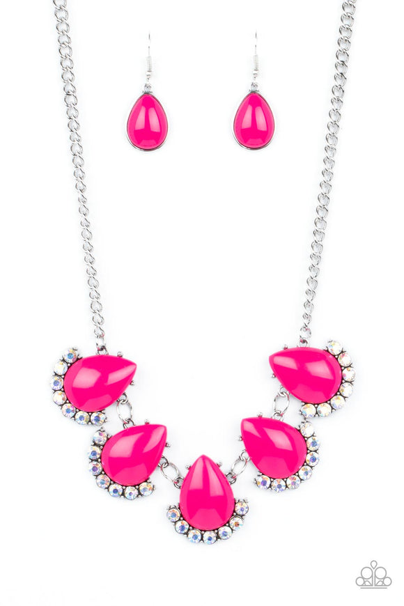 Ethereal Exaggerations - Pink Necklace