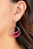 Bustling Beads - Pink Earring