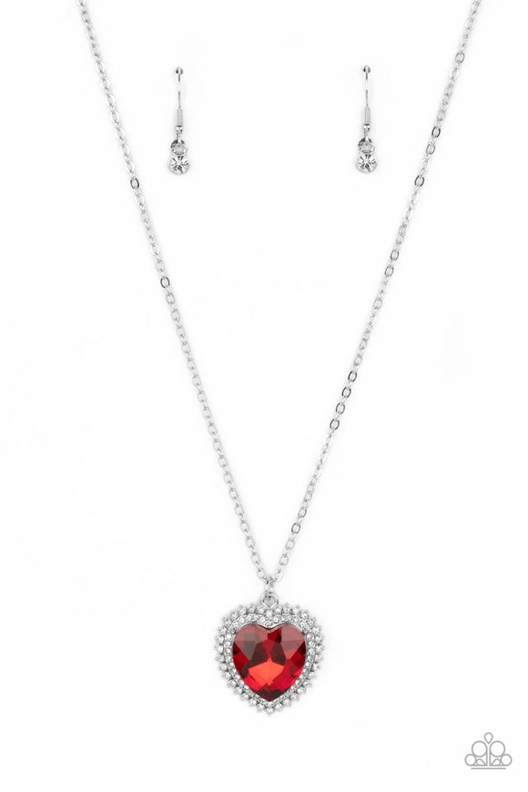 Sweethearts Stroll - Red Necklace