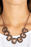 Iced Iron - Copper Necklace