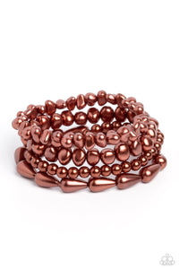 Gossip PEARL - Brown Bracelet