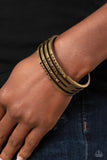 Labyrinth Lure - Brass Bracelet