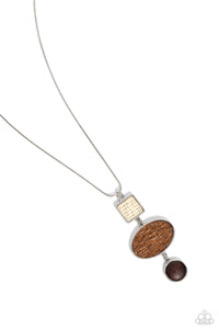 Walk the TWINE - Brown Necklace