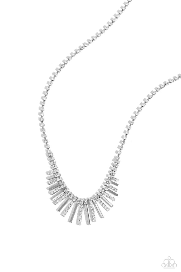 FLARE to be Different - White Necklace