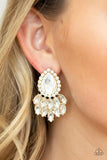 A Breath of Fresh HEIR-Gold Earrings by Paparazzi Accessories - Shon's Jewels Boutique
