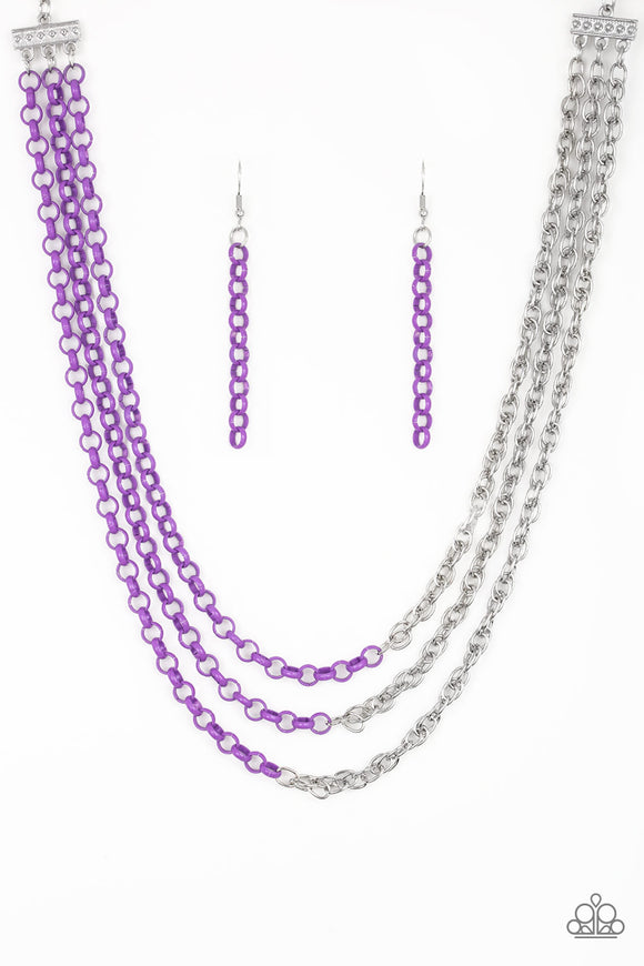 Turn Up The Volume - Purple - Shon's Jewels Boutique