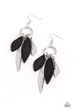 Primal Palette- Black Earring