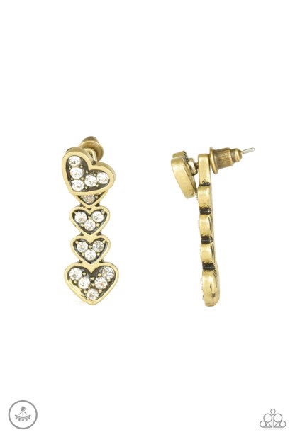 Heartthrob Twinkle - Brass - Shon's Jewels Boutique