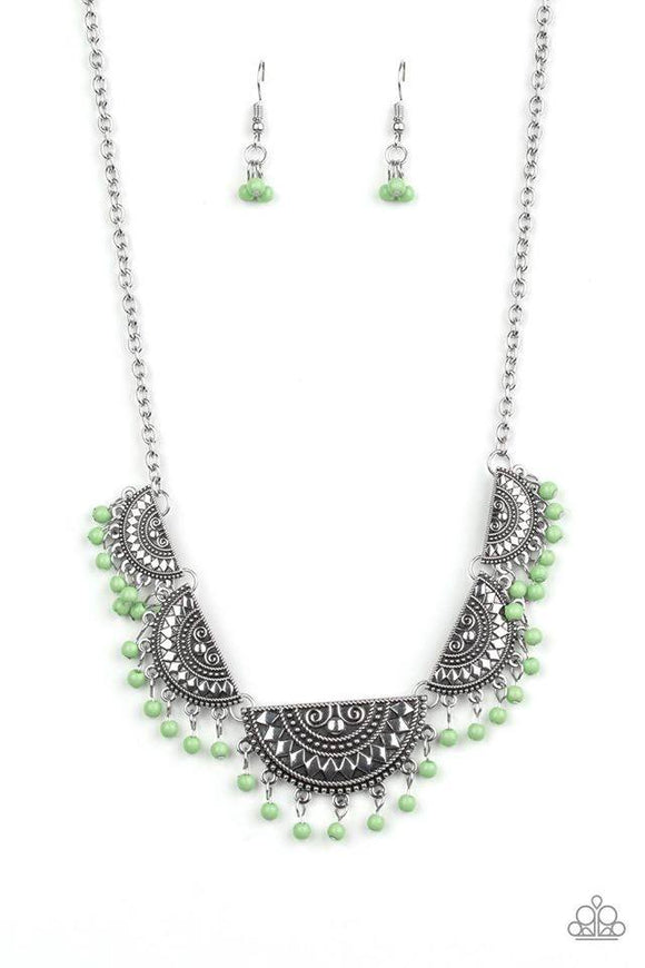 Boho Baby-Green/ Silver - Shon's Jewels Boutique