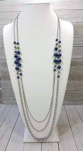 Charmingly Colorful - Blue Pearl Necklace - Shon's Jewels Boutique