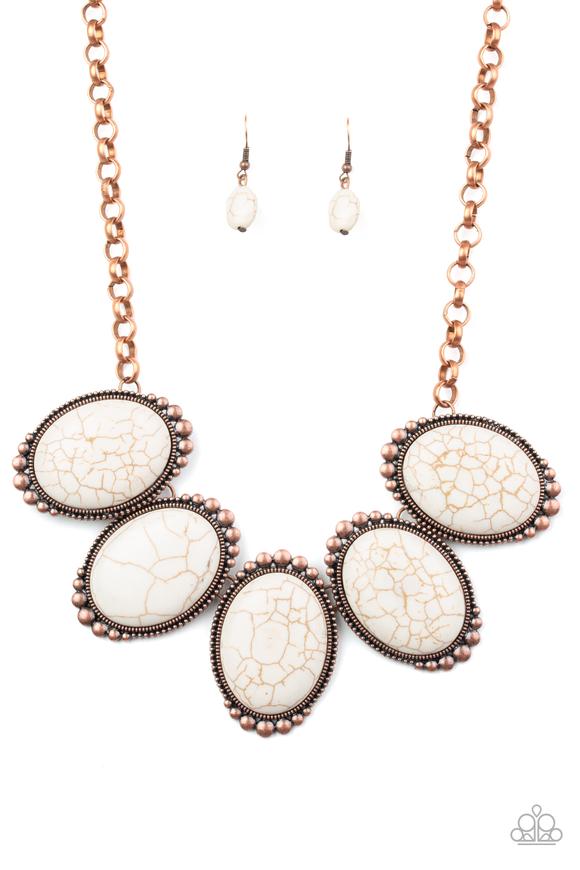 Prairie Goddess- Copper & White - Shon's Jewels Boutique