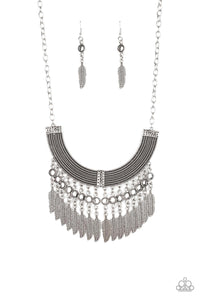 Fierce in Feathers Silver - Shon's Jewels Boutique