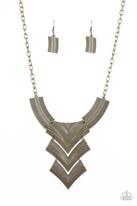 Fiercely Pharaoh- Brass - Shon's Jewels Boutique